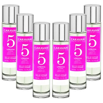 6x Caravan Perfume De Mujer Nº5 - 150ml