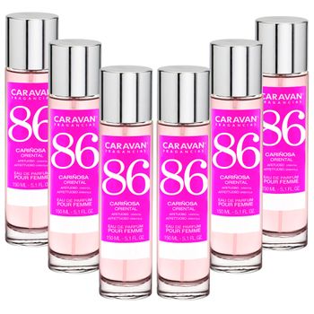 6x Caravan Perfume De Mujer Nº86 - 150ml.