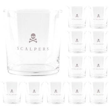 Set De 12 Vasos De Agua 35cl Cristal Scalpers Home