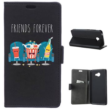 German Tech® - Funda Libro Cine Con Palomitas Para Siempre Para Alcatel A30