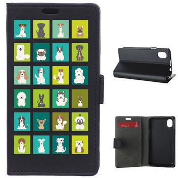 German Tech® - Funda Libro Razas De Perro Para Wiko Sunny Max