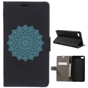 German Tech® - Funda Libro Mandala Azul Para Meizu M3x