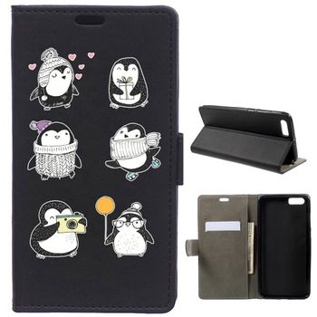 German Tech® - Funda Libro Estados De Ánimo Pingüinos Para Xiaomi Mi6 Plus