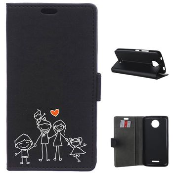 German Tech® - Funda Libro Amor De La Familia Para Motorola Moto C Plus