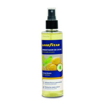 Ambientador Coche Aroma Limón Elimina Los Malos Olores 200 Ml Goodyear