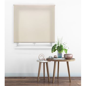 Estor Enrollable Happystor Clear Traslúcido Liso 102-beige 50x175cm