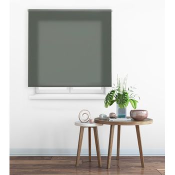 Estor Enrollable Happystor Clear Traslúcido Liso 117-gris Pastel 125x175cm