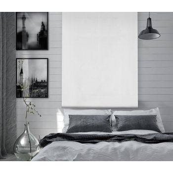 Estor Enrollable Sin Taladrar Easy Fix Translucido Robert, 60 X 190 Cm.  Blanco con Ofertas en Carrefour