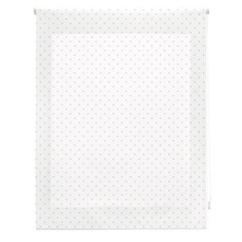 Estor Enrollable Happystor Motas Estampado Digital Fantasia Blanco-beige 135x250