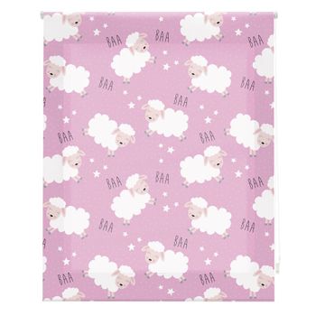 Estor Enrollable Happystor Estampado Digital Infantil Hsci97023rosa 115x180