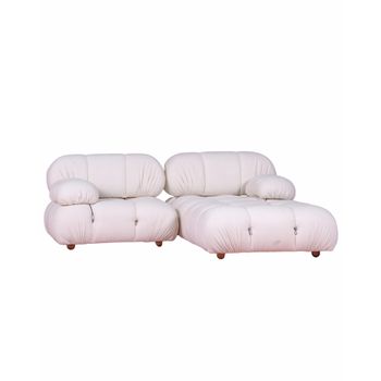 Sofa Chaise Longue Lodurr Izquierda Crudo Tejido Con Sistema Acualine 4  Plazas 294x160 Cm Tanuk con Ofertas en Carrefour