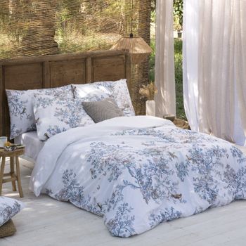 Funda Nórdica Floralink Cama 120 Cm - 200x200 Cm, Algodón 200 Hilos. Cierre  Con Corchetes. con Ofertas en Carrefour