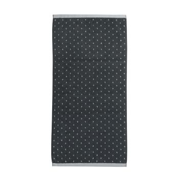 Toalla Sábana Algodón Jacquard Grau Gris / Negro (100x150 Cm)