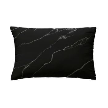 Funda De Almohada Taisei Black 50x90. Incluye 2 Unidades, Algodón 200 Hilos.