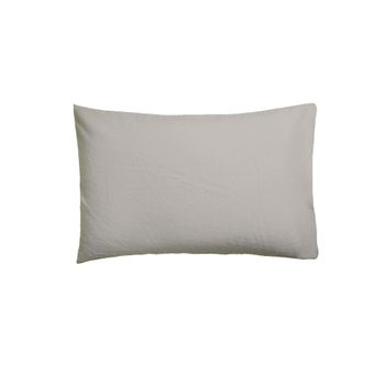 Pack De 2 Fundas De Almohada 100% Algodón 144 Hilos Color Acero Para Cama  De 90 Cm con Ofertas en Carrefour