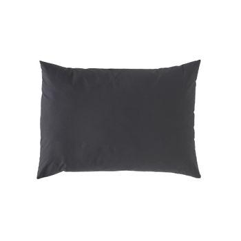 Funda De Almohada Lisa Antracita 45x155 Cm. Algodón 200 Hilos