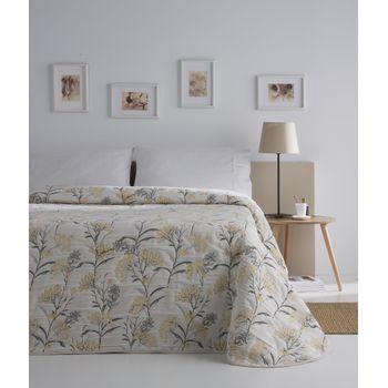 Colcha Jacquard Reversible Algodón Zurek Lino Cama 180 Cm - 270x270 Cm