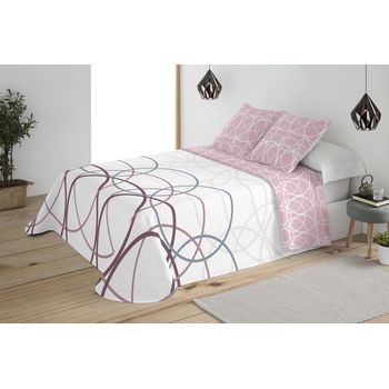 Colcha Estampada Reversible Cosida Patry Teja Cama 135 Cm - 235x270 Cm con  Ofertas en Carrefour