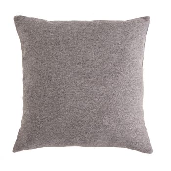 Cojín Decorativo Chenilla Nube Gris - 45x45 Cm, Tacto Suave Y Transpirable