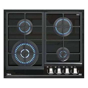 Placa Gas Balay 3etg563hb 4f Cristal Negro Wok con Ofertas en Carrefour