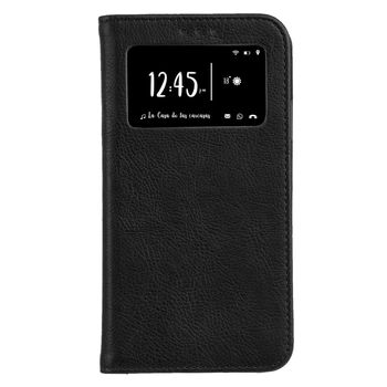 Funda Libro Multifuncional Negra Para Iphone 11