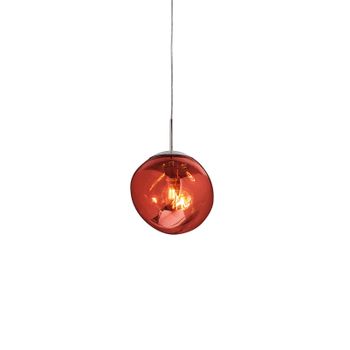 Lámpara Colgante Lumineca Thelio 28x166 Cm Rojo 4 W