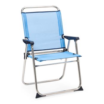 Silla Playa Aluminio Con Bolsillo Isotermico Y Correas Tipo Mochila -  Neoferr con Ofertas en Carrefour