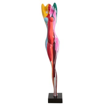 Figura Femenina Kuatéh Scarlett 19x15x101 Cm Multicolor