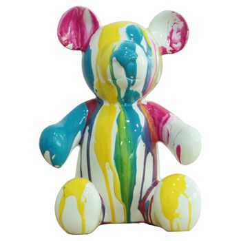 Figura Osito Kuatéh Teddy 20x16x29 Cm Multicolor