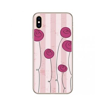 Funda Gel Tpu Iphone Xs Max Diseño Flores Vintage