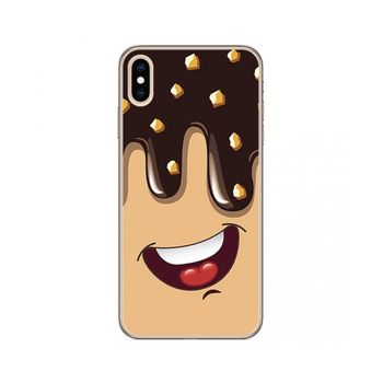 Funda Gel Tpu Iphone Xs Max Diseño Helado Chocolate