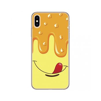 Funda Gel Tpu Iphone Xs Max Diseño Helado Vainilla