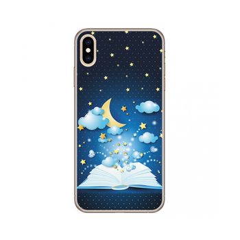 Funda Gel Tpu Iphone Xs Max Diseño Libro Cuentos