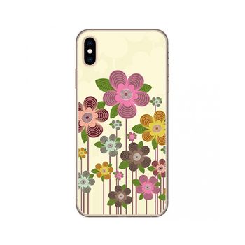 Funda Gel Tpu Iphone Xs Max Diseño Primavera En Flor