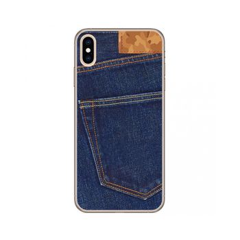 Funda Gel Tpu Iphone Xs Max Diseño Vaquero