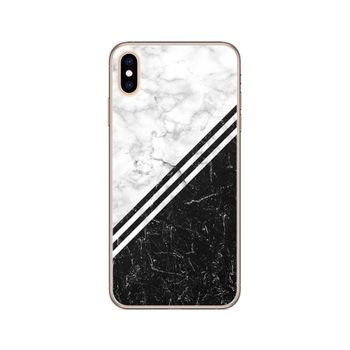 Funda Gel Tpu Iphone Xs Max Diseño Mármol 01