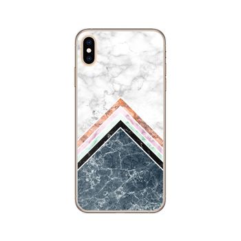 Funda Gel Tpu Iphone Xs Max Diseño Mármol 05