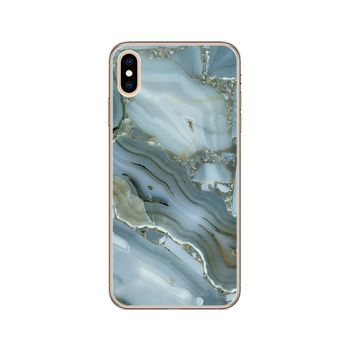 Funda Gel Tpu Iphone Xs Max Diseño Mármol 09