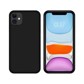 Funda Gel Tpu Iphone 11 (6.1) Color Negra