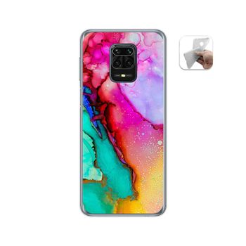 Funda Gel Tpu Xiaomi Redmi Note 9s / Note 9 Pro Diseño Mármol 15