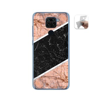 Funda Gel Tpu Xiaomi Redmi Note 9 Diseño Mármol 07