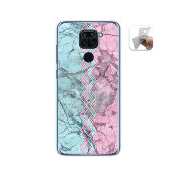 Funda Gel Tpu Xiaomi Redmi Note 9 Diseño Mármol 08