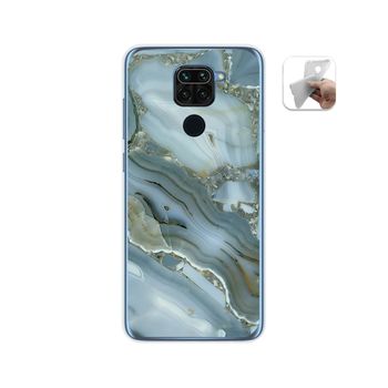 Funda Gel Tpu Xiaomi Redmi Note 9 Diseño Mármol 09