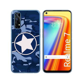 Funda Gel Tpu Realme 7 Diseño Camuflaje 03