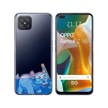 Funda Gel Transparente Oppo Reno 4z 5g Diseño Hipo