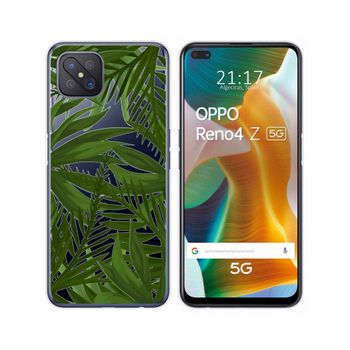 Funda Gel Transparente Oppo Reno 4z 5g Diseño Jungla