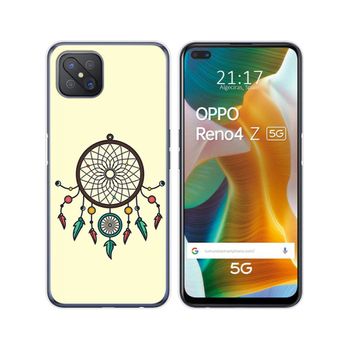 Funda Gel Tpu Oppo Reno 4z 5g Diseño Atrapasueños