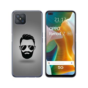 Funda Gel Tpu Oppo Reno 4z 5g Diseño Barba