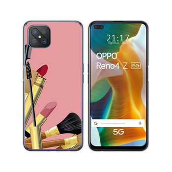 Funda Gel Tpu Oppo Reno 4z 5g Diseño Brochas