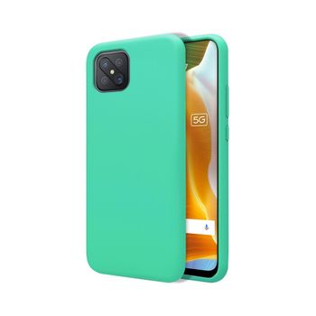 Funda Silicona Líquida Ultra Suave Oppo Reno 4z 5g Color Verde